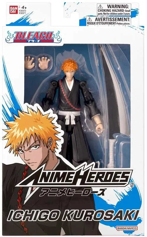 Bleach Anime Heroes 6.5 Inch Action Figure - Ichigo Kurosaki