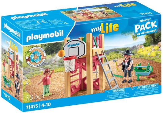 Playmobil 71475 Mylife Carpenter - Basketball Hoop
