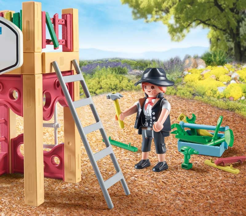 Playmobil 71475 Mylife Carpenter - Basketball Hoop