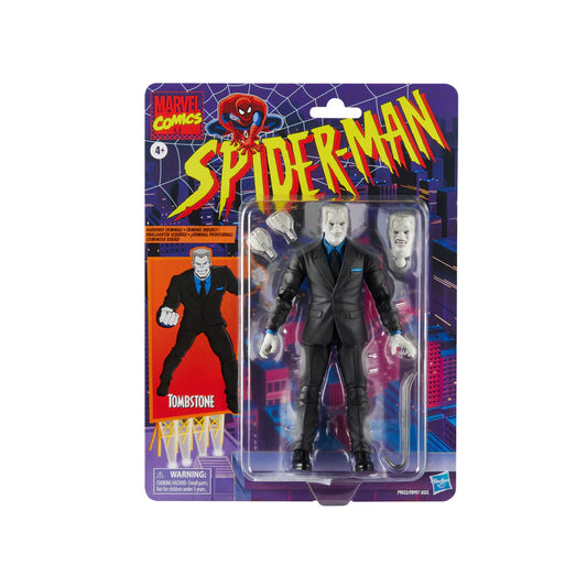 Marvel Legends 6 Inch Spider-Man Retro Action Figure Wave 4 - Tombstone Hasbro